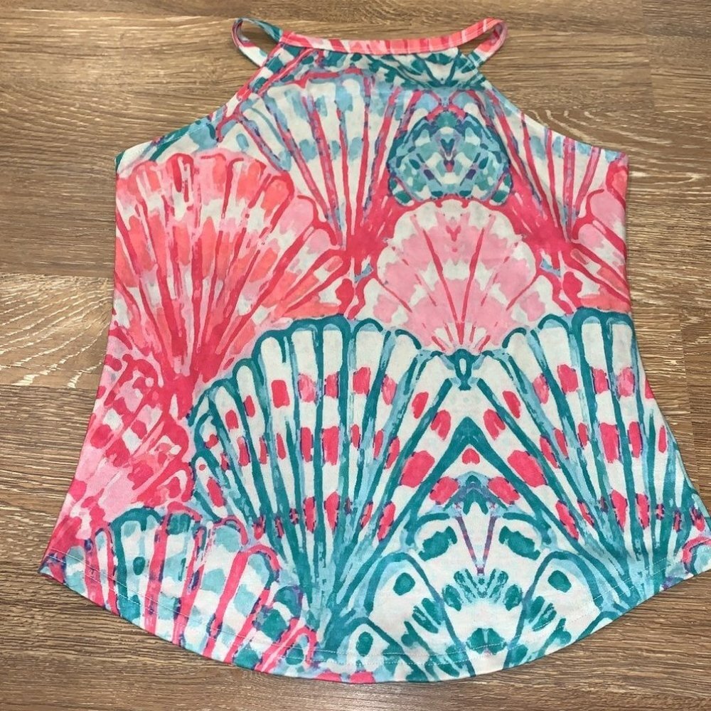 Sea shell print tank - 3/$20 or 4/$25 - Picture 2 of 2